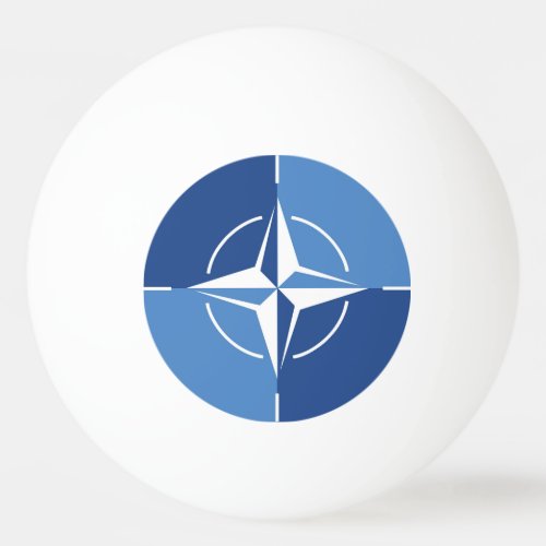NATO ONAT flag symbol North Atlantic Treaty Organi Ping Pong Ball