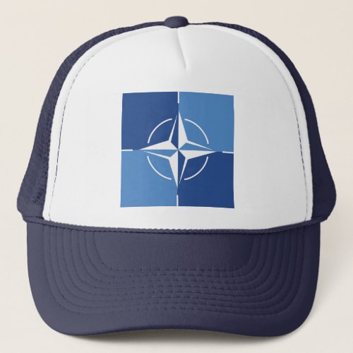 NATO ONAT flag symbol North Atlantic Treaty Organi Trucker Hat