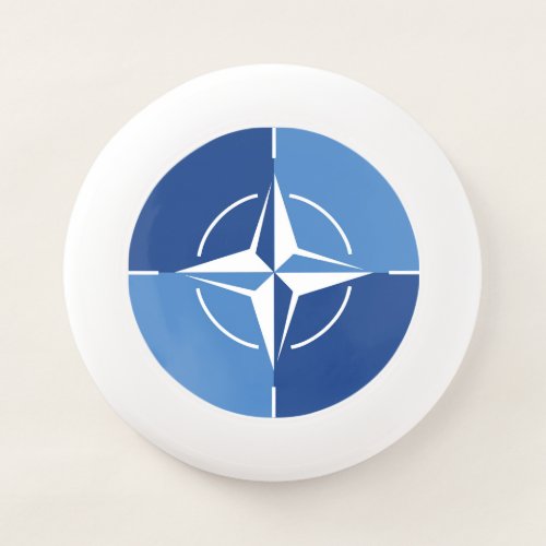 NATO ONAT flag symbol North Atlantic Treaty Organi Wham_O Frisbee