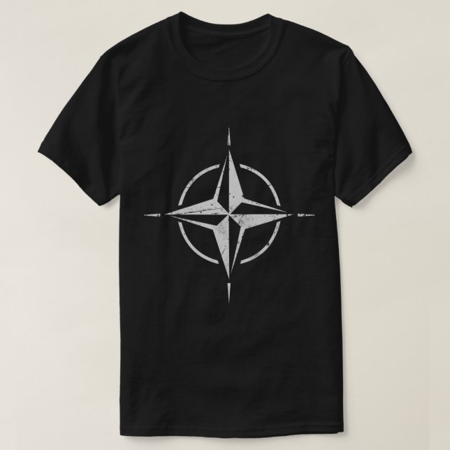 NATO OTAN Flag Symbol Western Military Alliance   T-Shirt (Design Front)