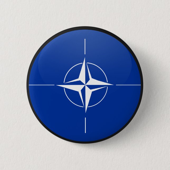 Nato quality Flag Circle Button (Front)