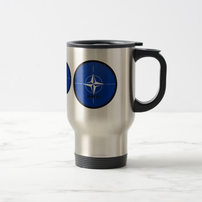 Nato Roundel quality Flag Travel Mug (Right)