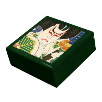 Natori Shunsen Bando Hikosaburo Thirty-six Kabuki Jewelry Box