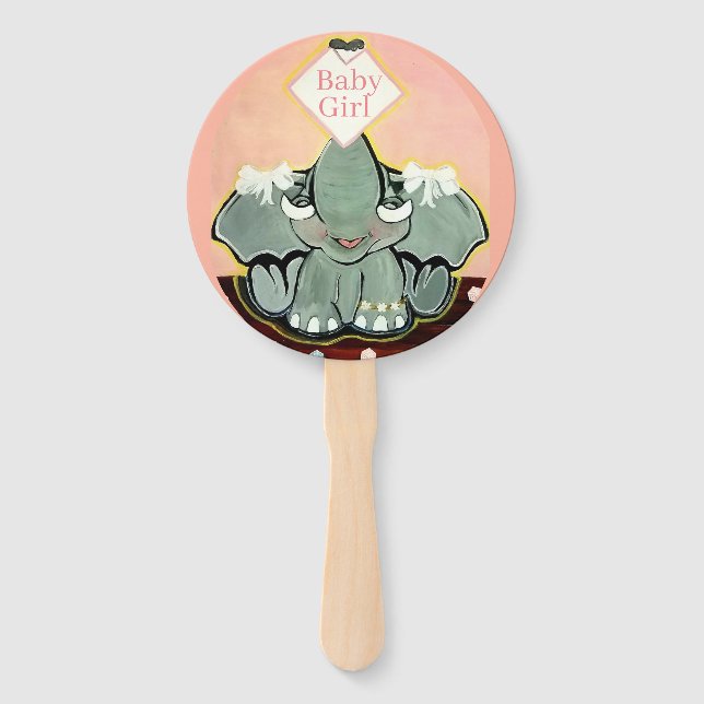 Natosha, The Elephant Speller Hand Fans (Front)