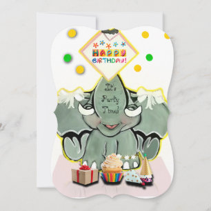 Natosha's "It's Party Time" Birthday Invitations