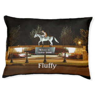 Natrive Dancer Horse Statue Saratoga Dog Bed