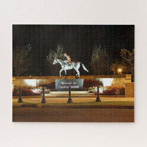 Natrive Dancer Horse Statue Saratoga Jigsaw Puzzle