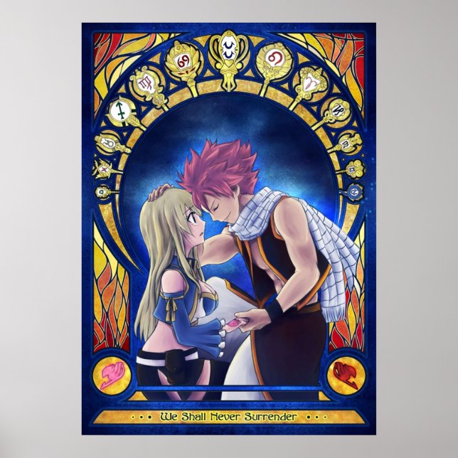 Natsu and Lucy Poster (Front)