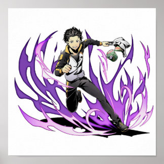 Natsuki Subaru ReZERO Starting Life in Another W Poster