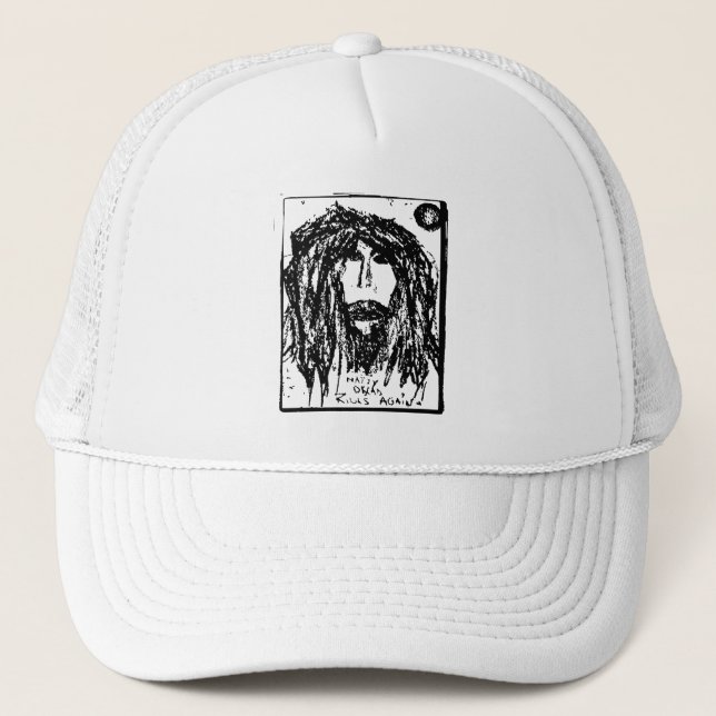 NATTY DREAD RIDES AGAIN SVG TRUCKER HAT (Front)