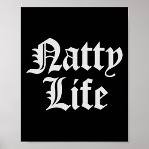 Natty Life Natural Bodybuilding Workout Poster
