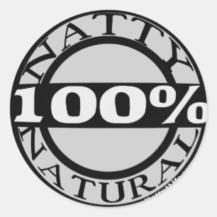 Natty Natural Classic Round Sticker