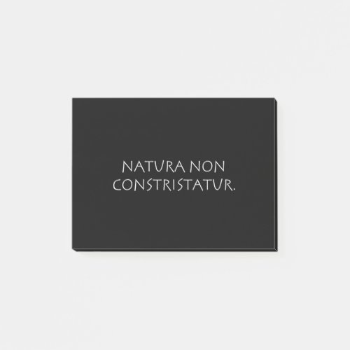 Natura non constristatur post_it notes