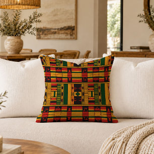 Natural African Geometry Accent Pillow Home Decor