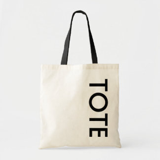 NATURAL AND BLACK TOTE BAG