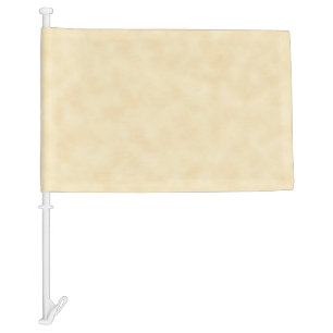 Natural Antique Parchment Paper Look Car Flag