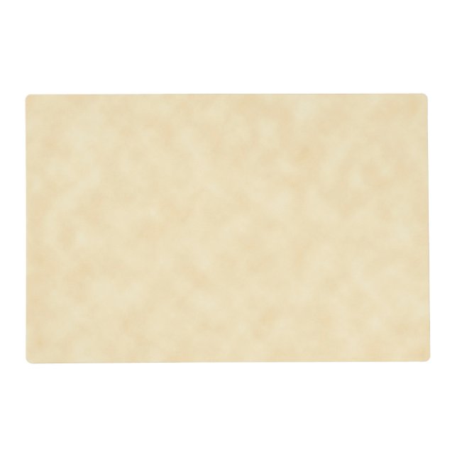 Natural Antique Parchment Paper Look Placemat (Front)