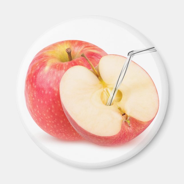 Natural apple juice magnet (Front)