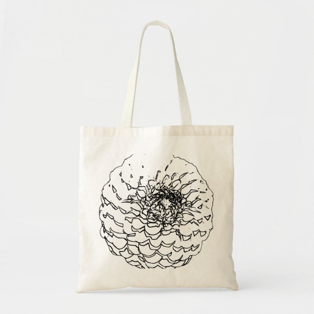 Natural art Flower Tote Bag (Front)