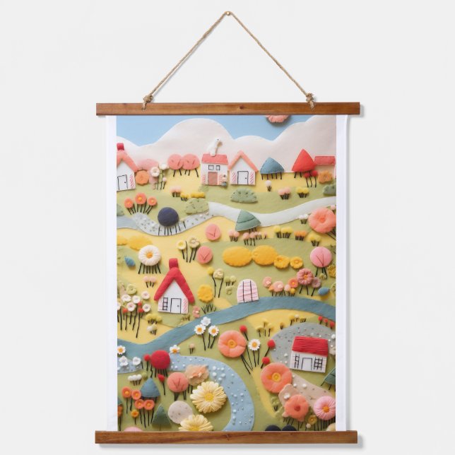 Natural Art _ homes _ Flowers _ Hanging Tapestry (Front)