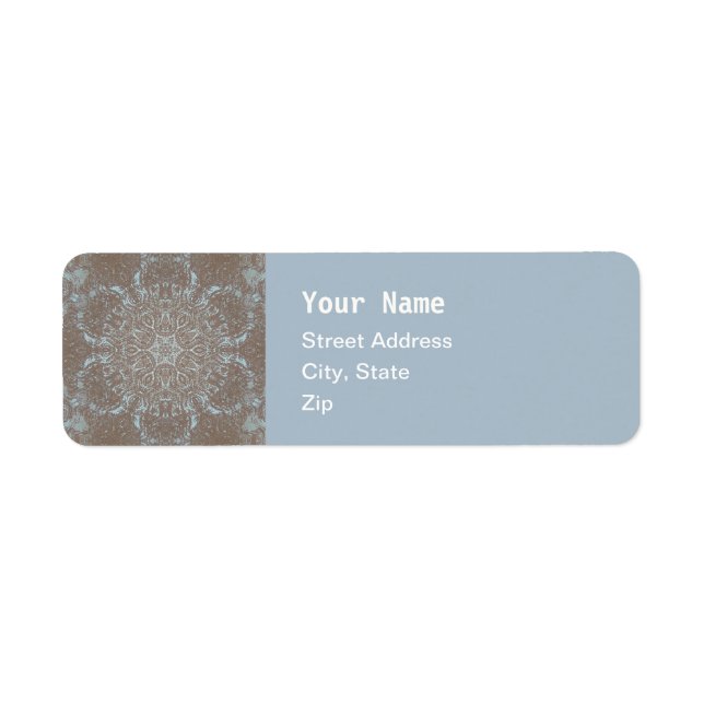 Natural Art Stone & Sand Label (Front)