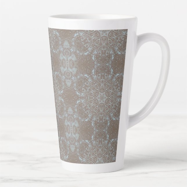 Natural Art Stone & Sand Latte Mug (Right)