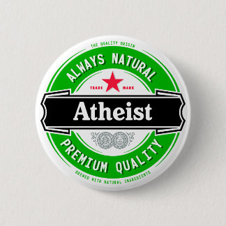 Natural Atheist Pinback Button
