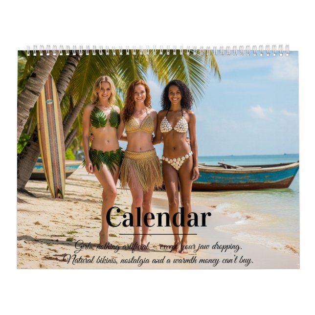 Natural Beach Calendar – Elegant & Playfull (Cover)