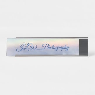 Natural Beautiful Rainbow in Cloudy Sky Desk Name
