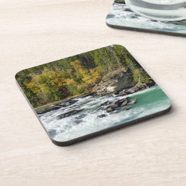 Natural Beauty, Canadian Fraser River Beverage Coaster (Left Side)