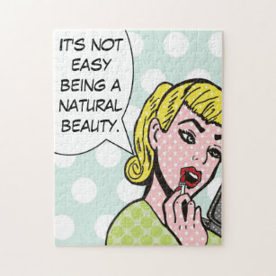 Natural Beauty Comic Book Jigsaw Puzzle