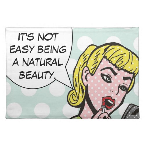 Natural Beauty Comic Book Placemat