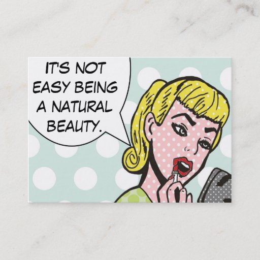 Customizable Natural Beauty Cosmetologist/StylistBusiness Cards Large Business Cards (Pack Of 100)