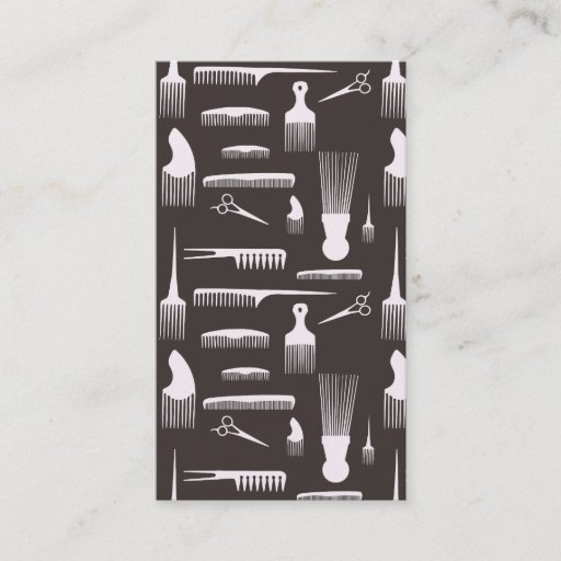 Customizable Natural Beauty Hair design Business Card