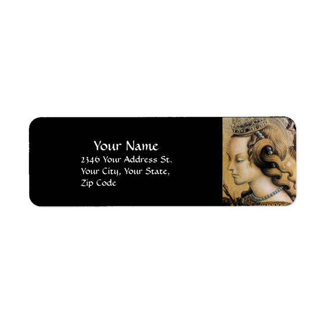 NATURAL BEAUTY & JEWELRY  black pearl Label (Front)