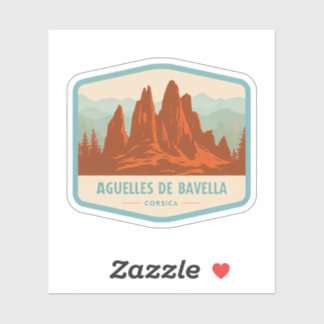 Natural Beauty of Aguelles De Bavella-France Sticker
