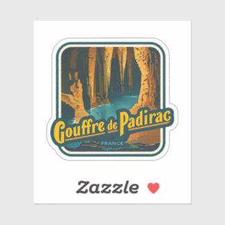 Natural Beauty of Gouffre de Padirac-France Sticker