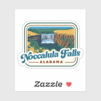 Natural Beauty of Noccalula Falls-Alabama Sticker