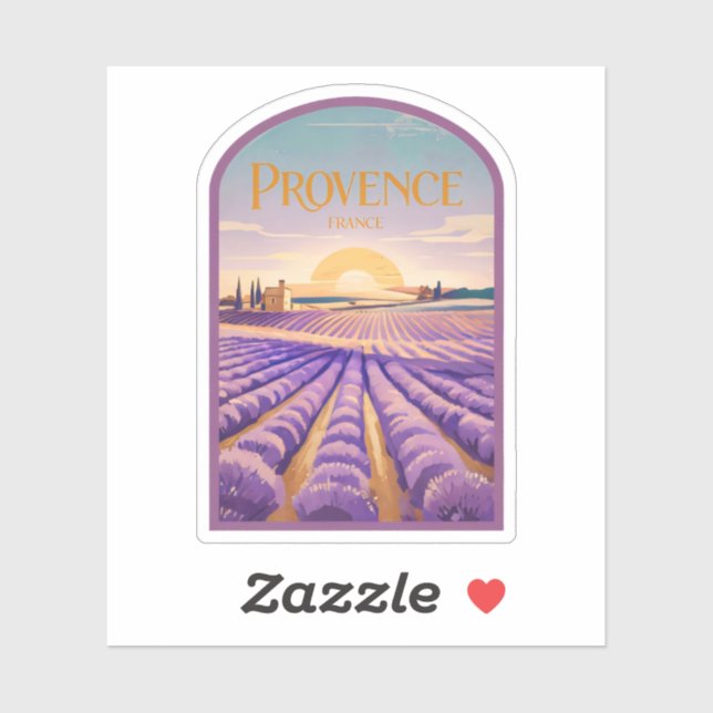 Natural Beauty of Provence-France Sticker (Sheet)