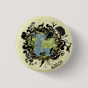 Natural Beauty - Preserve It! Pinback Button