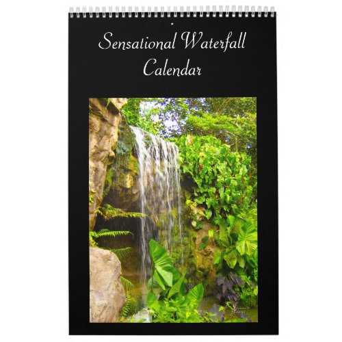 Natural Beauty Waterfall Calendar