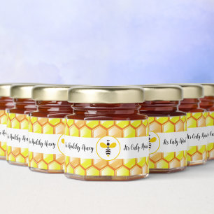 Natural Bee Honey Party Honey Jar Favors