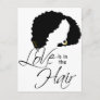 Natural Black Hair | Love is in the Hair Postcard