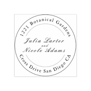 Natural Blue Yellow Watercolor Sunflowers Wedding Rubber Stamp