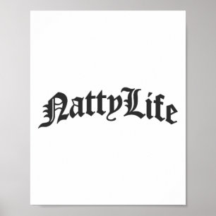 Natural Bodybuilding All Natty Life Gym Poster
