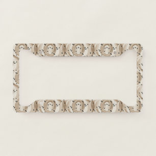Natural Boho License Plate Frame