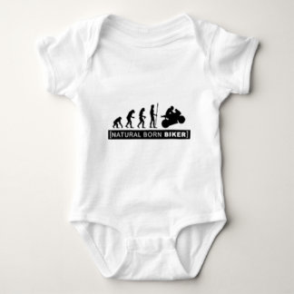 Natural born biker baby bodysuit