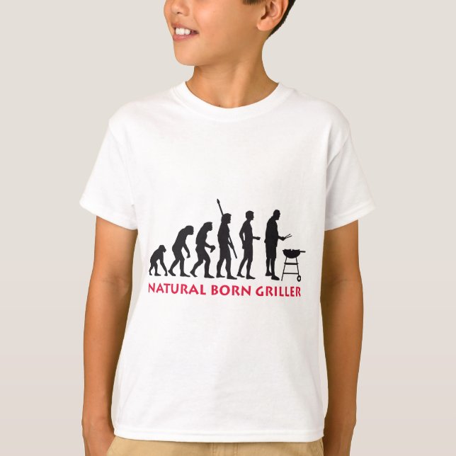 Natural Born Griller 2c T-Shirt (Front)
