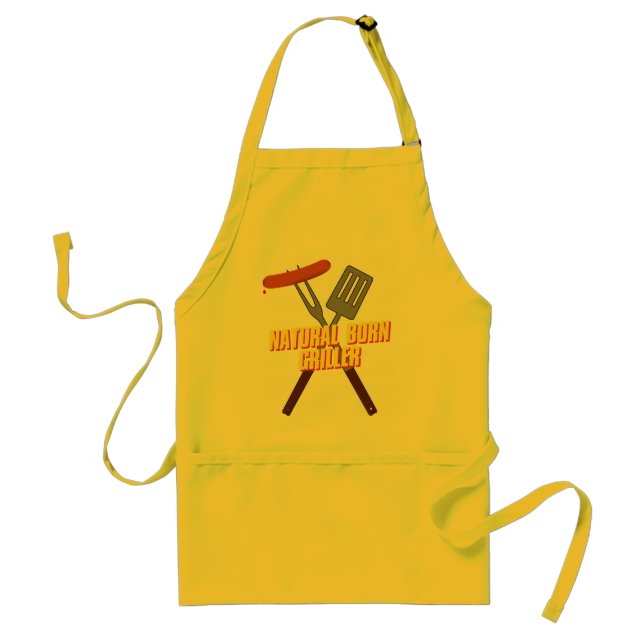 Natural Born Griller Adult Apron (Front)