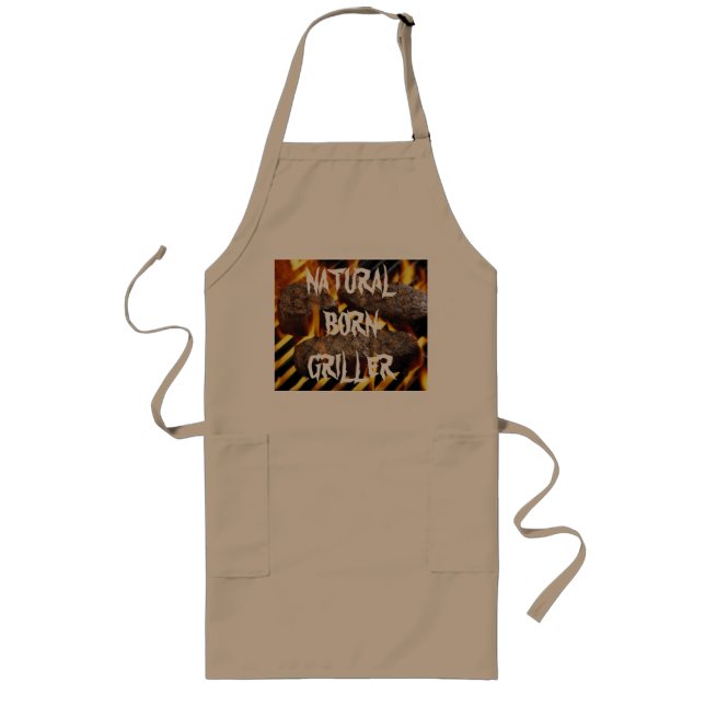 NATURAL BORN GRILLER LONG APRON (Front)